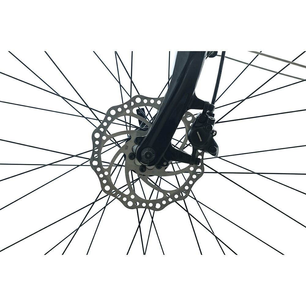 Totem自転車 MST シティサイクル 700C シマノ製18段変速 SHIMANO CUES 楽に走れる マルチポジション(バタフライ) トレッキングハンドル アルミニウム合金6061 T6 ママチャリ サスペンション 油圧式ディスクブレーキ 迎え 送迎 通勤 通学 街乗り 買い出し 送料無料