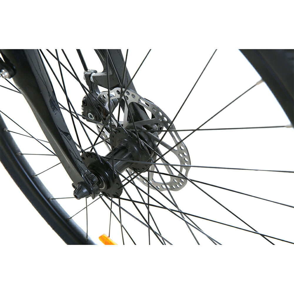 Totem自転車 MST シティサイクル 26インチ シマノ製24段変速 楽に走れる マルチポジション(バタフライ) トレッキングハンドル ママチャリ サスペンション 機械式ディスクブレーキ アルミニウム合金6061 T6(特許取得)シマノ shimano 迎え 送迎 通勤 通学 街乗り 送料無料