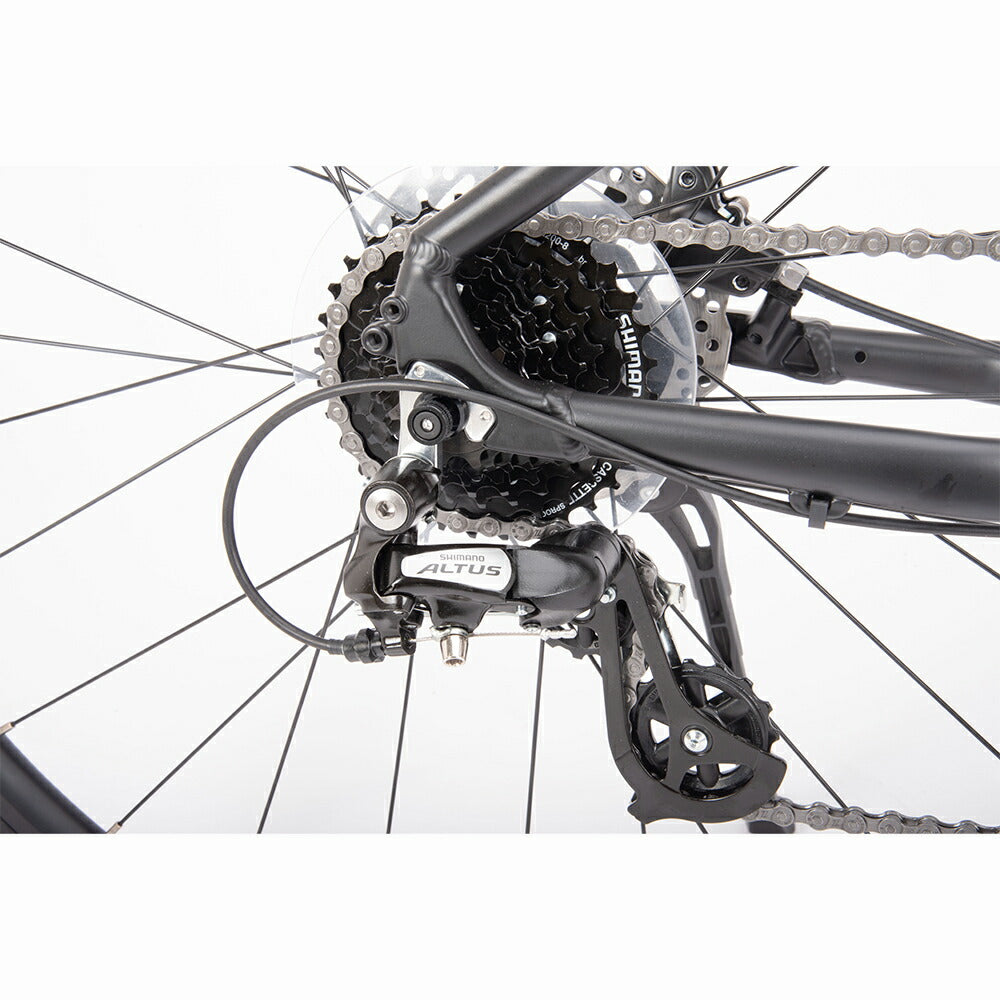 Totemの上位ブランド Upland自転車 fitness クロスバイク 700C シマノ製24段変速機 SHIMANO 超軽量アルミニウム合金6069(特許取得) 自転車 高性能 軽量 高速 エコ スタイリッシュ ファッション おしゃれ 街乗り 通勤 通学 新生活 プレゼント UPLAND 送料無料