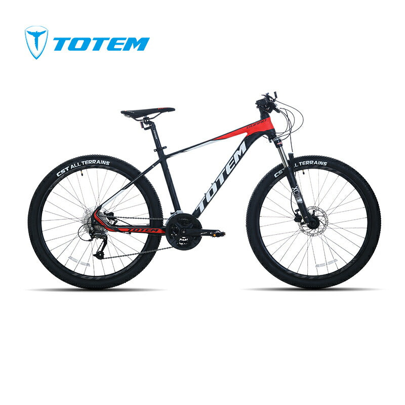 Totem自転車 Guard マウンテンバイク 27.5インチ シマノ製27段変速 shimano 油圧ディスクブレーキ 自転車 アルミニウム合金6061 T6 サスペンション 山道 荒野 山岳地帯 高速走行 急坂登降 段差越え 耐衝撃性 走行性能 舗装路 通勤 通学 街乗り 買い物 送料無料 TOTEM