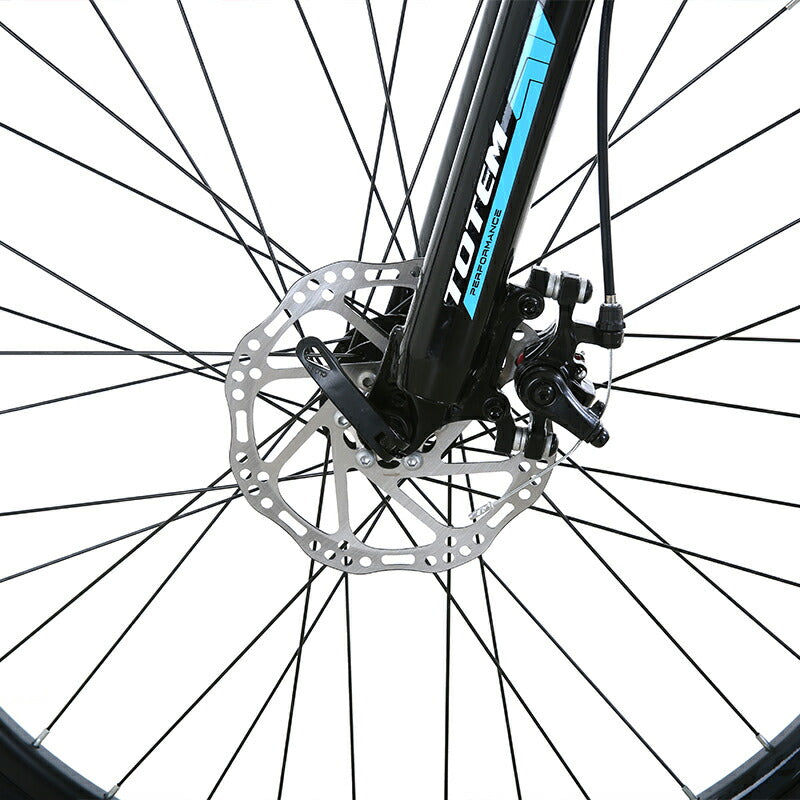 Totem自転車 Y650 マウンテンバイク 26インチ シマノ製21段変速 自転車 軽量アルミニウム合金6061 T6(特許取得) サスペンション シマノ shimano 山道 荒野 山岳地帯 高速走行 急坂登降 段差越え 耐衝撃性 走行性能 舗装路 通勤 通学 街乗り 買い物 送料無料 TOTEM