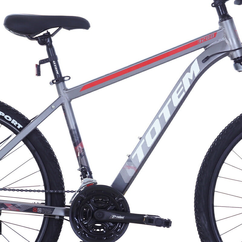Totem自転車 3200 マウンテンバイク 26インチ シマノ製24段変速 shimano 自転車 軽量アルミニウム合金6061 T6(特許取得) サスペンション 山道 荒野 山岳地帯 高速走行 急坂登降 段差越え 耐衝撃性 走行性能 シティサイクル 舗装路 通勤 通学 街乗り 買い物 送料無料 TOTEM