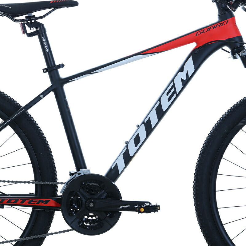 Totem自転車 Guard マウンテンバイク 27.5インチ シマノ製27段変速 shimano 油圧ディスクブレーキ 自転車 アルミニウム合金6061 T6 サスペンション 山道 荒野 山岳地帯 高速走行 急坂登降 段差越え 耐衝撃性 走行性能 舗装路 通勤 通学 街乗り 買い物 送料無料 TOTEM