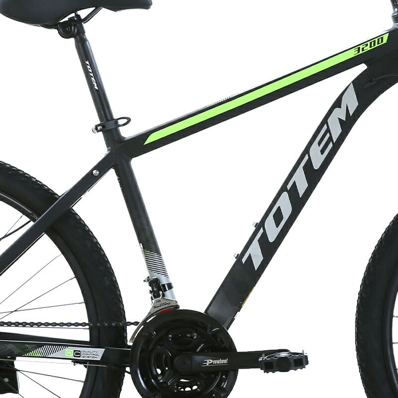 Totem自転車 3200 マウンテンバイク 26インチ シマノ製24段変速 shimano 自転車 軽量アルミニウム合金6061 T6(特許取得) サスペンション 山道 荒野 山岳地帯 高速走行 急坂登降 段差越え 耐衝撃性 走行性能 シティサイクル 舗装路 通勤 通学 街乗り 買い物 送料無料 TOTEM