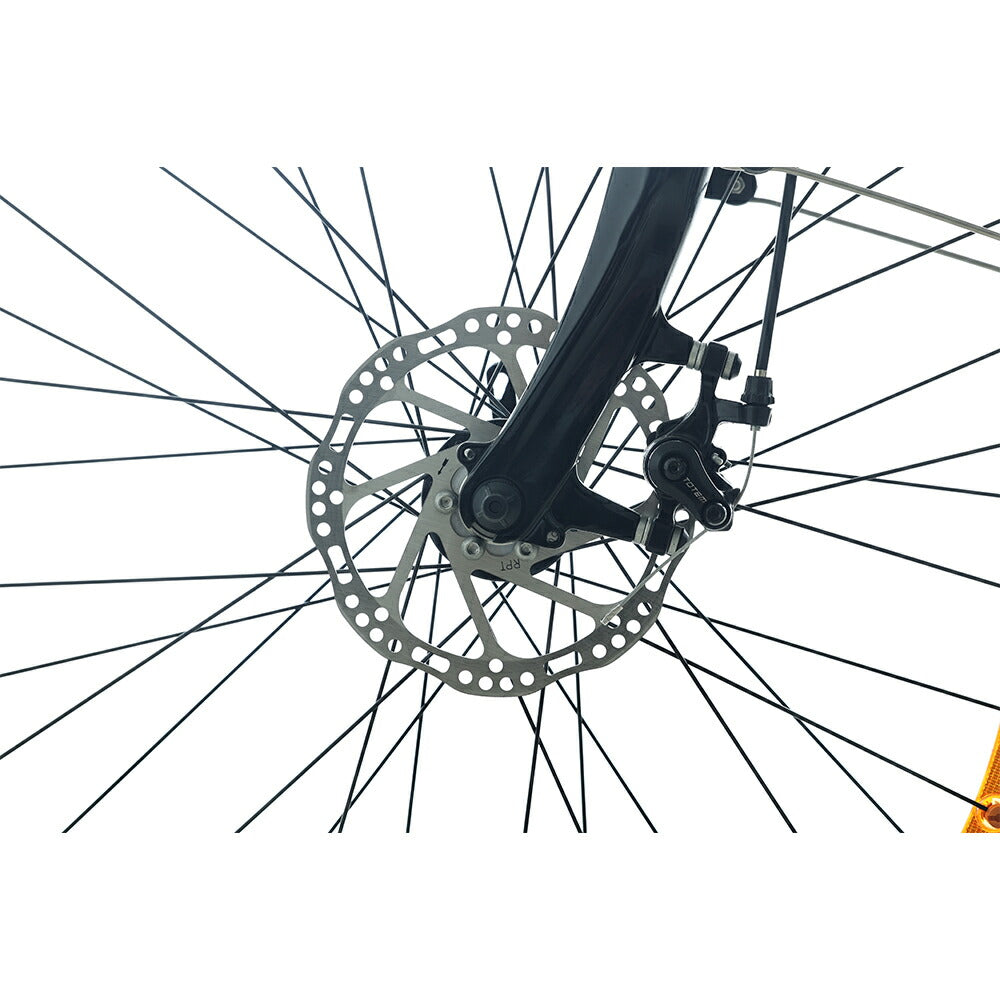 Totem自転車 MST シティサイクル 700C×432 シマノ製24段変速 shimano 楽に走れる マルチポジション(バタフライ) トレッキングハンドル アルミニウム合金6061 T6(特許取得) ママチャリ サスペンション 機械式ディスクブレーキ 迎え 送迎 通勤 通学 買い出し 送料無料