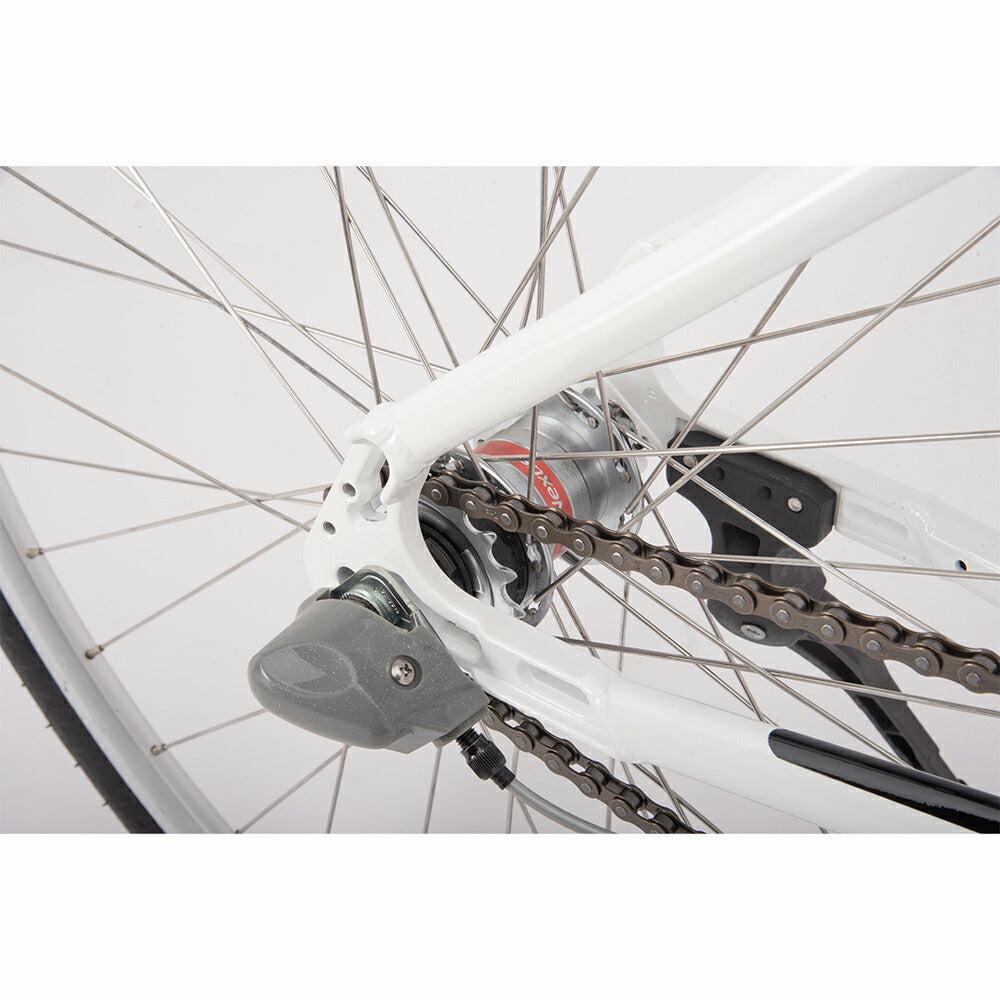 Totemの上位ブランド Upland自転車 fitness クロスバイク 700C シマノ製内装3段変速機 SHIMANO 超軽量アルミニウム合金6069(特許取得) 自転車 高性能 エコ スタイリッシュ ファッション おしゃれ 街乗り 通勤 通学 新生活 プレゼント UPLAND 送料無料
