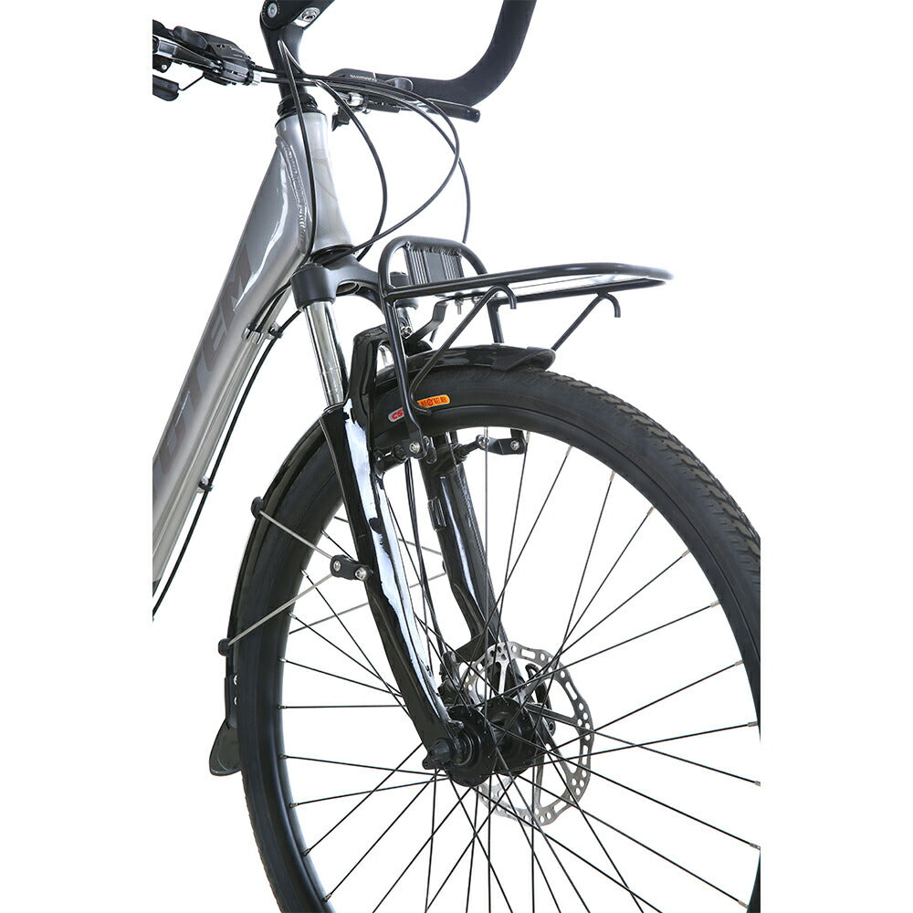 Totem自転車 MST シティサイクル 26インチ シマノ製24段変速 楽に走れる マルチポジション(バタフライ) トレッキングハンドル ママチャリ サスペンション 機械式ディスクブレーキ アルミニウム合金6061 T6(特許取得)シマノ shimano 迎え 送迎 通勤 通学 街乗り 送料無料