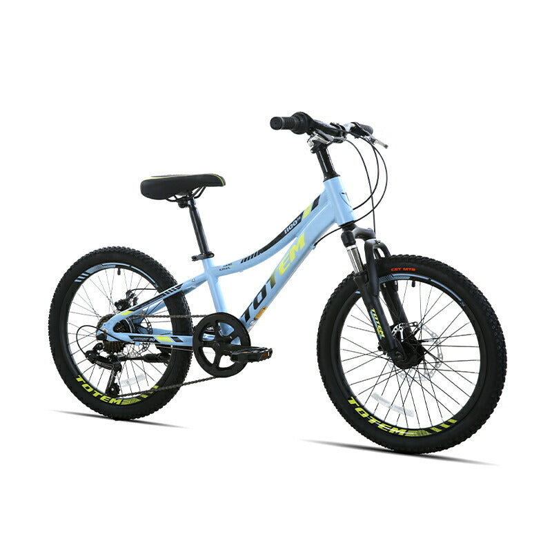 Totem自転車 1100 子供用マウンテンバイク 20インチ シマノ製7段変速 軽量アルミニウム合金6061 T6(特許取得) 自転車 身長120cm〜 シマノ shimano サスペンション アウトドア スポーツ 子供 通学 練習 遊び 安心 安全 ジュニア 女の子 男の子 初心者 ギフト 送料無料 TOTEM