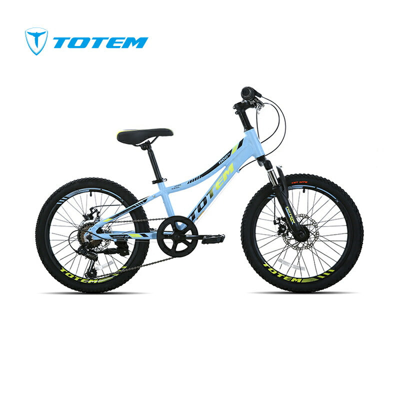 Totem自転車 1100 子供用マウンテンバイク 20インチ シマノ製7段変速 軽量アルミニウム合金6061 T6(特許取得) 自転車 身長120cm〜 シマノ shimano サスペンション アウトドア スポーツ 子供 通学 練習 遊び 安心 安全 ジュニア 女の子 男の子 初心者 ギフト 送料無料 TOTEM
