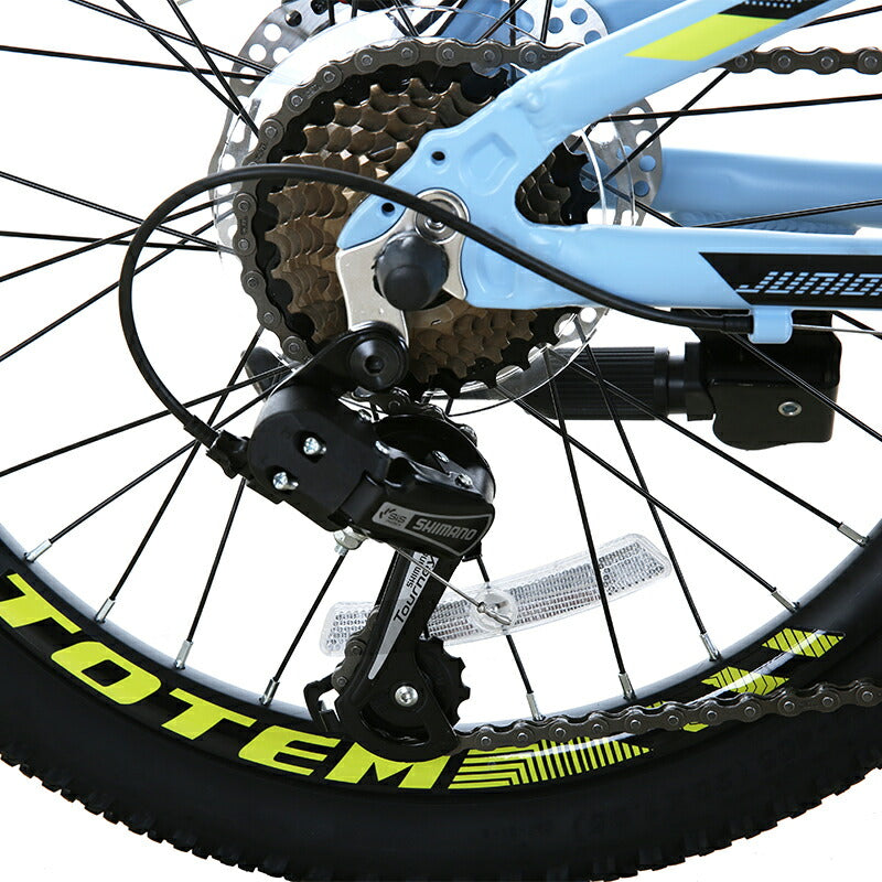 Totem自転車 1100 子供用マウンテンバイク 20インチ シマノ製7段変速 軽量アルミニウム合金6061 T6(特許取得) 自転車 身長120cm〜 シマノ shimano サスペンション アウトドア スポーツ 子供 通学 練習 遊び 安心 安全 ジュニア 女の子 男の子 初心者 ギフト 送料無料 TOTEM