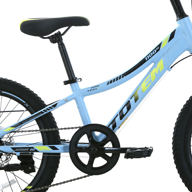 Totem自転車 1100 子供用マウンテンバイク 20インチ シマノ製7段変速 軽量アルミニウム合金6061 T6(特許取得) 自転車 身長120cm〜 シマノ shimano サスペンション アウトドア スポーツ 子供 通学 練習 遊び 安心 安全 ジュニア 女の子 男の子 初心者 ギフト 送料無料 TOTEM