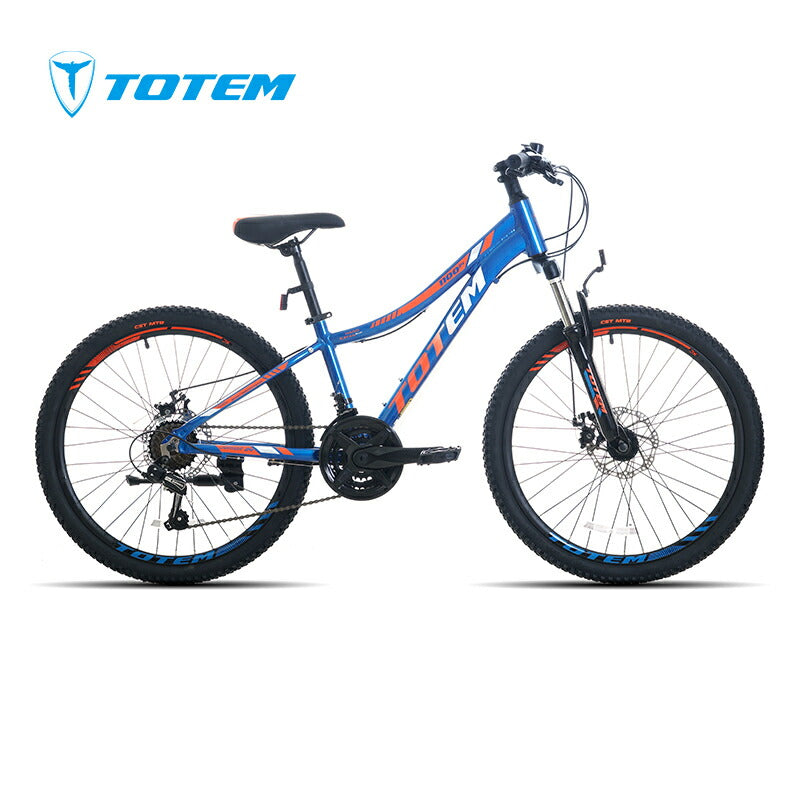 Totem自転車 1100 子供用マウンテンバイク 24インチ シマノ製21段変速 軽量アルミニウム合金6061 T6(特許取得) 自転車 身長140cm〜155cm シマノ シティサイクル サスペンション アウトドア スポーツ ジュニア 街乗り 男の子 女の子 小学生 中学生 ギフト 送料無料 TOTEM
