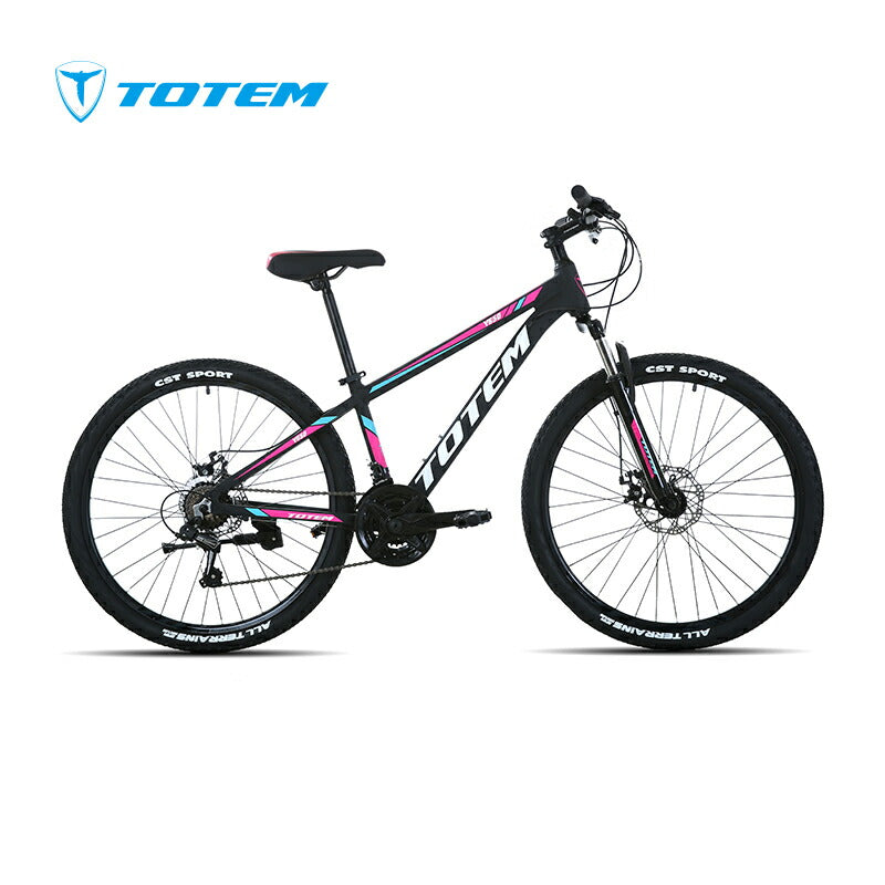 Totem自転車 Y650 マウンテンバイク 26インチ シマノ製21段変速 自転車 軽量アルミニウム合金6061 T6(特許取得) サスペンション シマノ shimano 山道 荒野 山岳地帯 高速走行 急坂登降 段差越え 耐衝撃性 走行性能 舗装路 通勤 通学 街乗り 買い物 送料無料 TOTEM