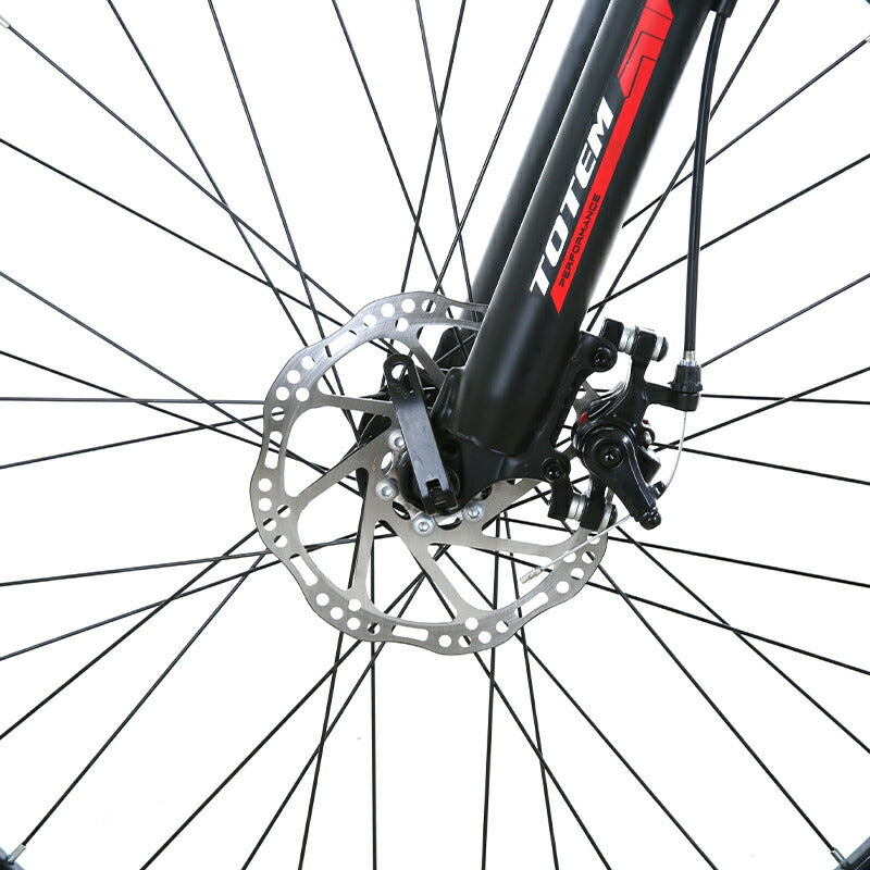 Totem自転車 Y650 マウンテンバイク 26インチ シマノ製21段変速 自転車 軽量アルミニウム合金6061 T6(特許取得) サスペンション シマノ shimano 山道 荒野 山岳地帯 高速走行 急坂登降 段差越え 耐衝撃性 走行性能 舗装路 通勤 通学 街乗り 買い物 送料無料 TOTEM