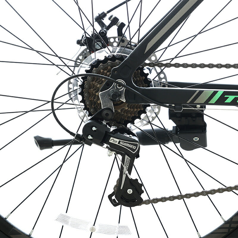 Totem自転車 Y660 マウンテンバイク 26インチ シマノ製21段変速 シマノ shimano 軽量アルミニウム合金6061 T6(特許取得) サスペンション 山道 荒野 山岳地帯 高速走行 急坂登降 段差越え 耐衝撃性 走行性能 シティサイクル 舗装路 通勤 通学 街乗り 買い物 送料無料 TOTEM