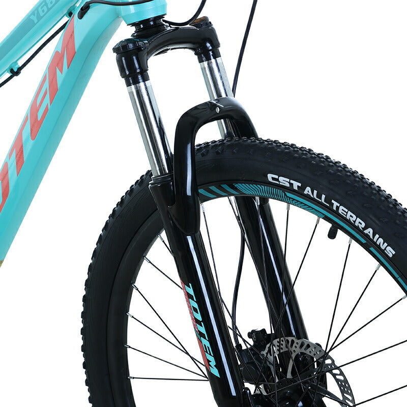 Totem自転車 Y680 マウンテンバイク 26インチ シマノ製24段変速 軽量アルミニウム合金6061 T6(特許取得) サスペンション シマノ shimano 山道 荒野 山岳地帯 高速走行 急坂登降 段差越え 耐衝撃性 走行性能 シティサイクル 舗装路 通勤 通学 街乗り 買い物 送料無料 TOTEM