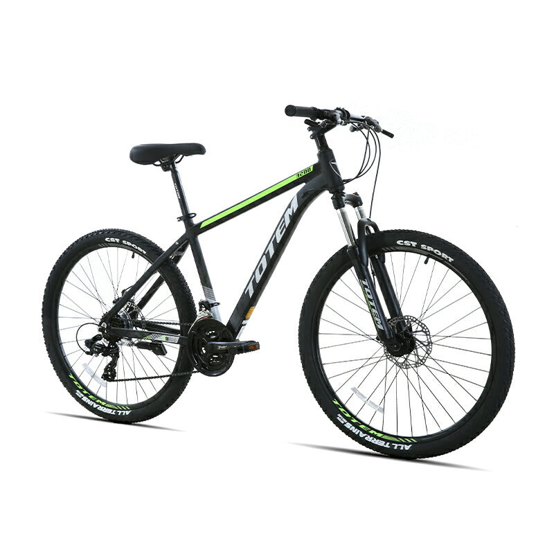 Totem自転車 3200 マウンテンバイク 26インチ シマノ製24段変速 shimano 自転車 軽量アルミニウム合金6061 T6(特許取得) サスペンション 山道 荒野 山岳地帯 高速走行 急坂登降 段差越え 耐衝撃性 走行性能 シティサイクル 舗装路 通勤 通学 街乗り 買い物 送料無料 TOTEM