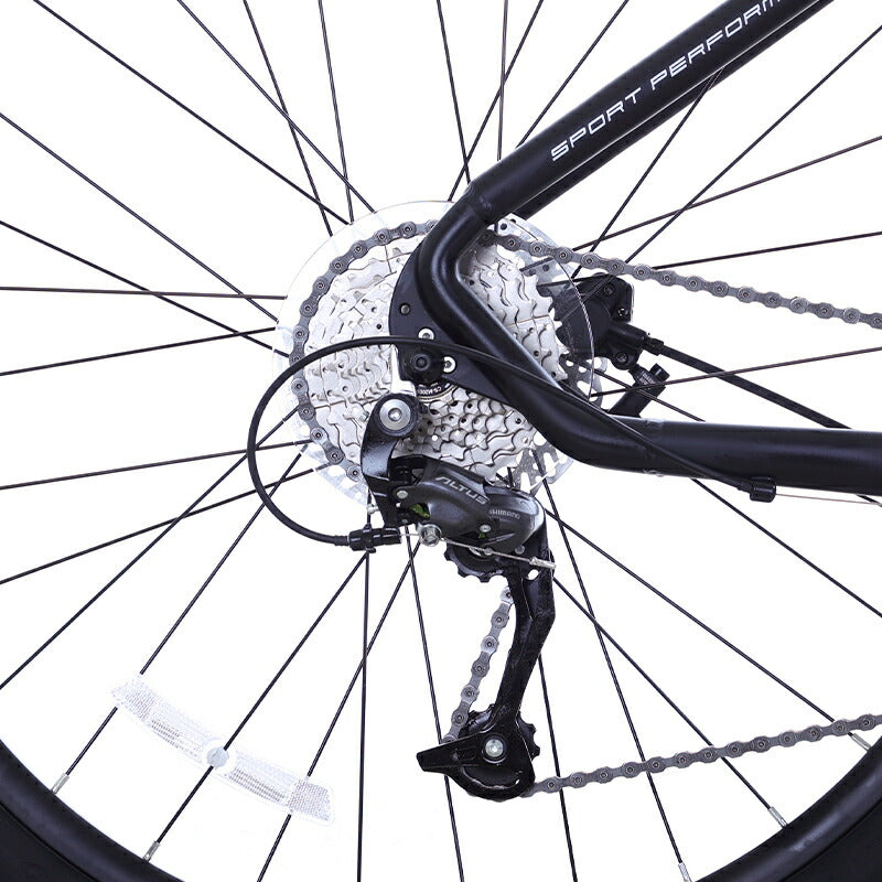 Totem自転車 3600 マウンテンバイク 27.5インチ シマノ製27段変速 shimano 自転車 軽量アルミニウム合金6061 T6 サスペンション 山道 荒野 山岳地帯 高速走行 急坂登降 段差越え 耐衝撃性 走行性能 シティサイクル 舗装路 通勤 通学 街乗り 買い物 送料無料 TOTEM