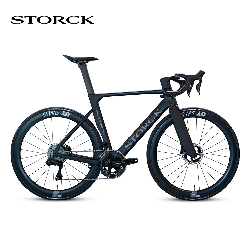Storck Aerfast 4 Platinum Disc 時速45km 出力199w エアロロードバイク エアロロード ロードバイク フレーム カーボン 炭素繊維 マット ブラック ストーク エアファースト プラチナ ディスク フランクフルト 自転車 ドイツ 送料無料 メーカー直送 7年間保証付き