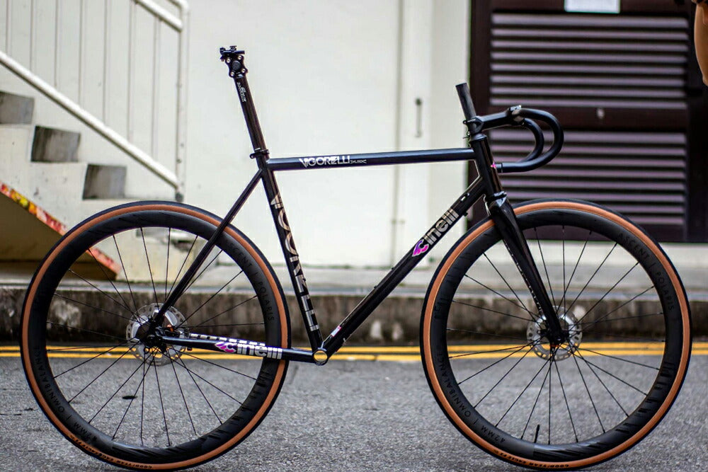 Cinelli チネリ ヴィゴレッリ ロード スペシャルエディション フレーム スチール ロードバイク ディスクブレーキ イタリア 自転車 自転車部品 保証付き 送料無料 Cinelli Vigorelli Road