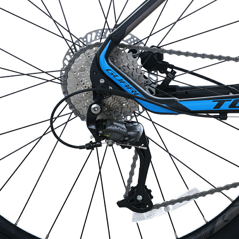 Totem自転車 Guard マウンテンバイク 27.5インチ シマノ製27段変速 shimano 油圧ディスクブレーキ 自転車 アルミニウム合金6061 T6 サスペンション 山道 荒野 山岳地帯 高速走行 急坂登降 段差越え 耐衝撃性 走行性能 舗装路 通勤 通学 街乗り 買い物 送料無料 TOTEM