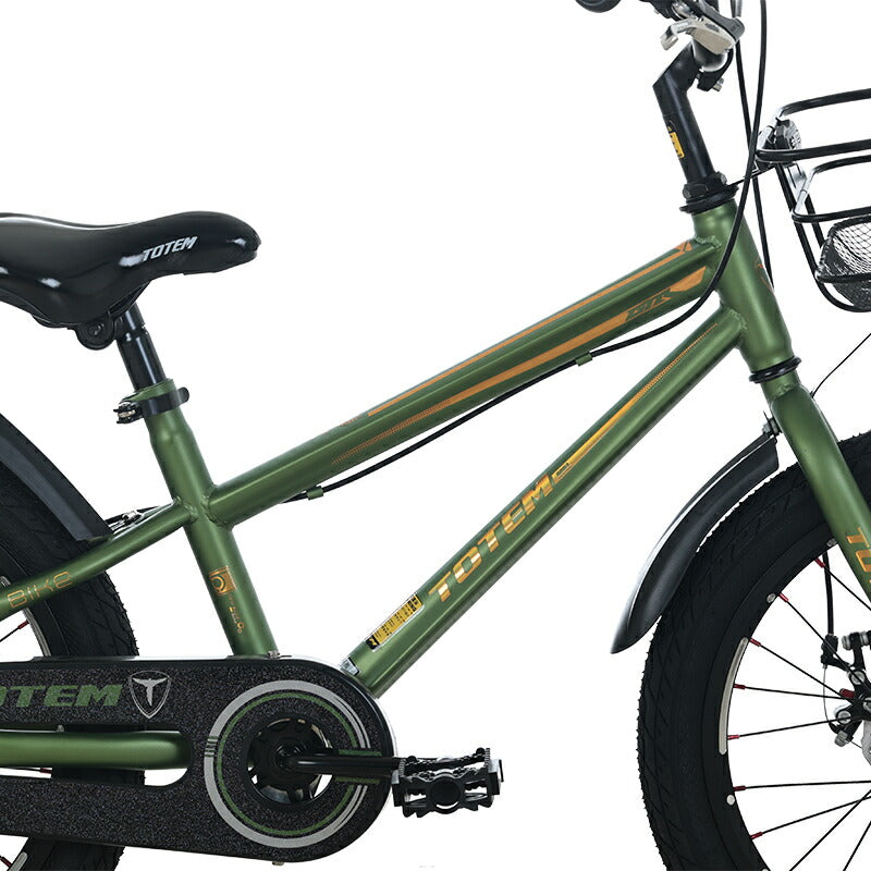Totem自転車 金剛 子供用自転車 18インチ ディスクブレーキ 補助輪付き チェンカバー付き 子供用 4歳半〜6歳未満 身長100cm~ 練習 遊び 誕生日 プレゼント ギフト キッズバイク 子供用バイク ジュニア 男の子 女の子 こどもの日 入園祝い 4歳 5歳 6歳 送料無料 TOTEM
