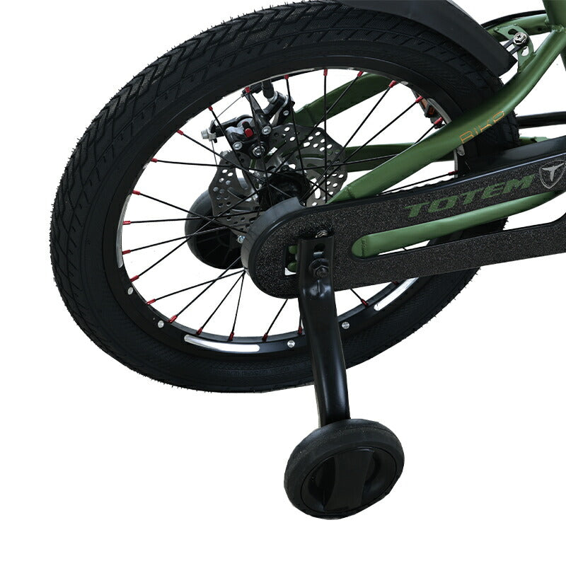 Totem自転車 金剛 子供用自転車 18インチ ディスクブレーキ 補助輪付き チェンカバー付き 子供用 4歳半〜6歳未満 身長100cm~ 練習 遊び 誕生日 プレゼント ギフト キッズバイク 子供用バイク ジュニア 男の子 女の子 こどもの日 入園祝い 4歳 5歳 6歳 送料無料 TOTEM