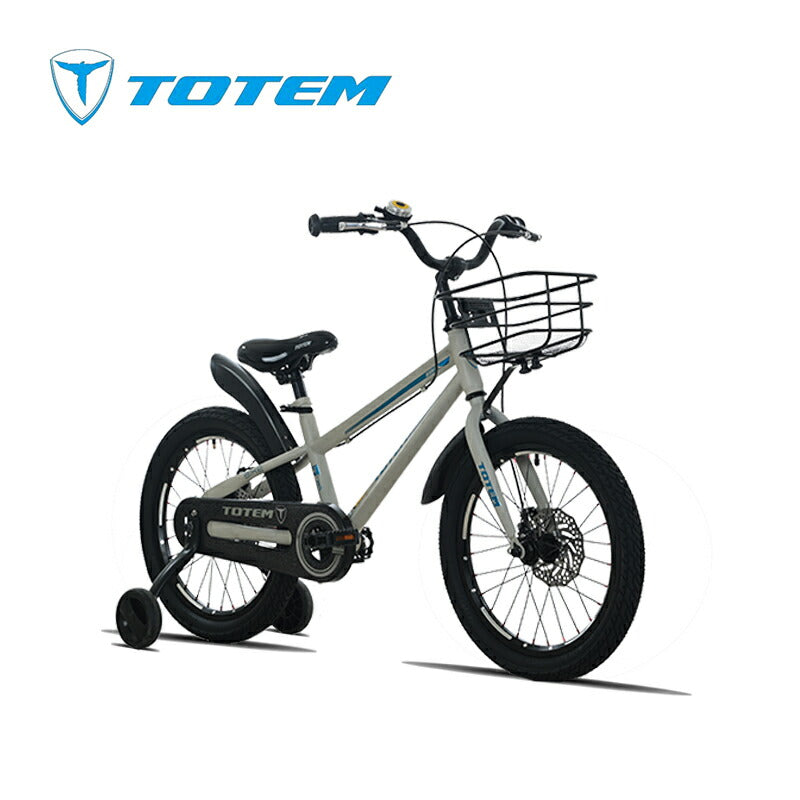 Totem自転車 金剛 子供用自転車 18インチ ディスクブレーキ 補助輪付き チェンカバー付き 子供用 4歳半〜6歳未満 身長100cm~ 練習 遊び 誕生日 プレゼント ギフト キッズバイク 子供用バイク ジュニア 男の子 女の子 こどもの日 入園祝い 4歳 5歳 6歳 送料無料 TOTEM