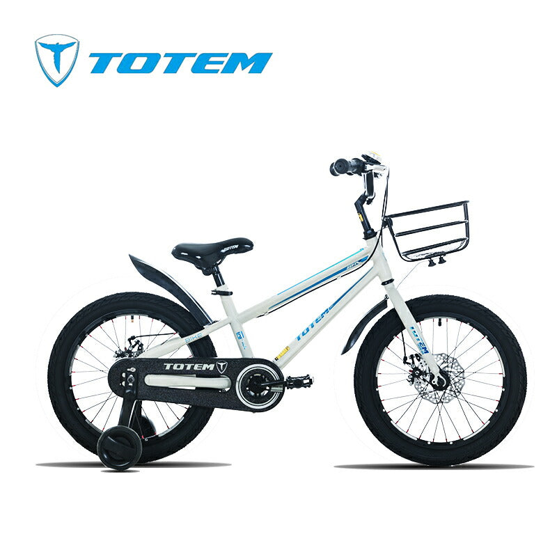 Totem自転車 金剛 子供用自転車 18インチ ディスクブレーキ 補助輪付き チェンカバー付き 子供用 4歳半〜6歳未満 身長100cm~ 練習 遊び 誕生日 プレゼント ギフト キッズバイク 子供用バイク ジュニア 男の子 女の子 こどもの日 入園祝い 4歳 5歳 6歳 送料無料 TOTEM