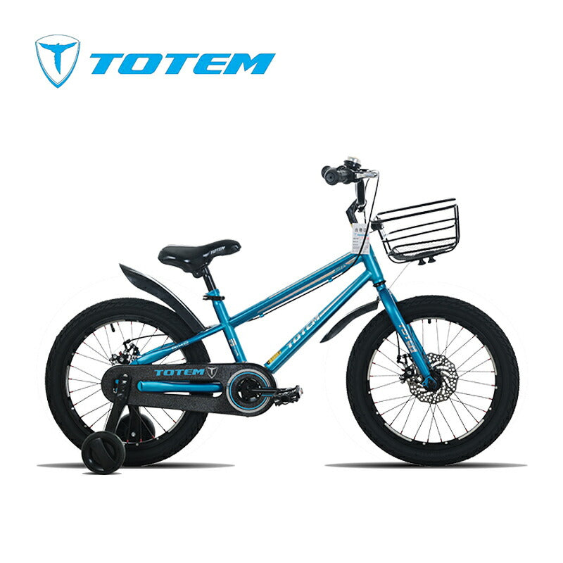 Totem自転車 金剛 子供用自転車 18インチ ディスクブレーキ 補助輪付き チェンカバー付き 子供用 4歳半〜6歳未満 身長100cm~ 練習 遊び 誕生日 プレゼント ギフト キッズバイク 子供用バイク ジュニア 男の子 女の子 こどもの日 入園祝い 4歳 5歳 6歳 送料無料 TOTEM