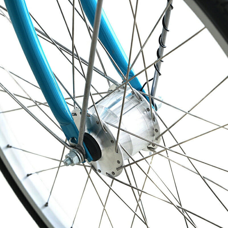 Totem自転車 KLL シティサイクル 24インチ ママチャリ 前かご付き 後ろリアキャリア付き フェンダー チェンカバー付き シマノ製内装三段変速 身長145cm~ アルミニウム合金6061 T6 シマノ shimano 買い物 買い出し 街乗り 生活便利 妻 女性 プレゼント ギフト 送料無料