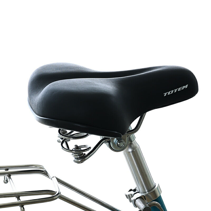Totem自転車 KLL シティサイクル 24インチ ママチャリ 前かご付き 後ろリアキャリア付き フェンダー チェンカバー付き シマノ製内装三段変速 身長145cm~ アルミニウム合金6061 T6 シマノ shimano 買い物 買い出し 街乗り 生活便利 妻 女性 プレゼント ギフト 送料無料