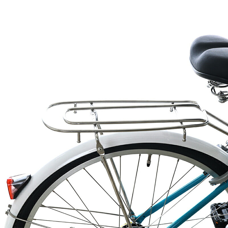 Totem自転車 KLL シティサイクル 24インチ ママチャリ 前かご付き 後ろリアキャリア付き フェンダー チェンカバー付き シマノ製内装三段変速 身長145cm~ アルミニウム合金6061 T6 シマノ shimano 買い物 買い出し 街乗り 生活便利 妻 女性 プレゼント ギフト 送料無料