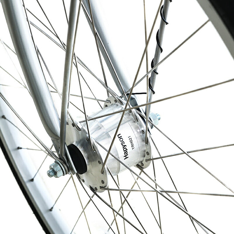 Totem自転車 KLL シティサイクル 26インチ ママチャリ 前かご付き 後ろリアキャリア付き フェンダー チェンカバー付き シマノ製内装三段変速 身長145cm~ アルミニウム合金6061 T6 シマノ shimano 買い物 買い出し 街乗り 生活便利 妻 女性 プレゼント ギフト 送料無料