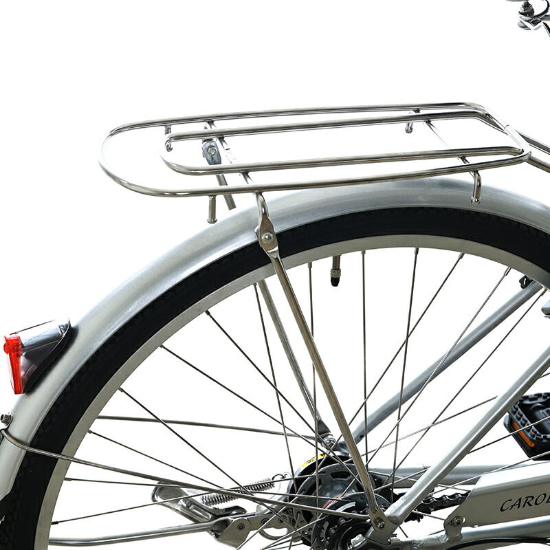 Totem自転車 KLL シティサイクル 26インチ ママチャリ 前かご付き 後ろリアキャリア付き フェンダー チェンカバー付き シマノ製内装三段変速 身長145cm~ アルミニウム合金6061 T6 シマノ shimano 買い物 買い出し 街乗り 生活便利 妻 女性 プレゼント ギフト 送料無料