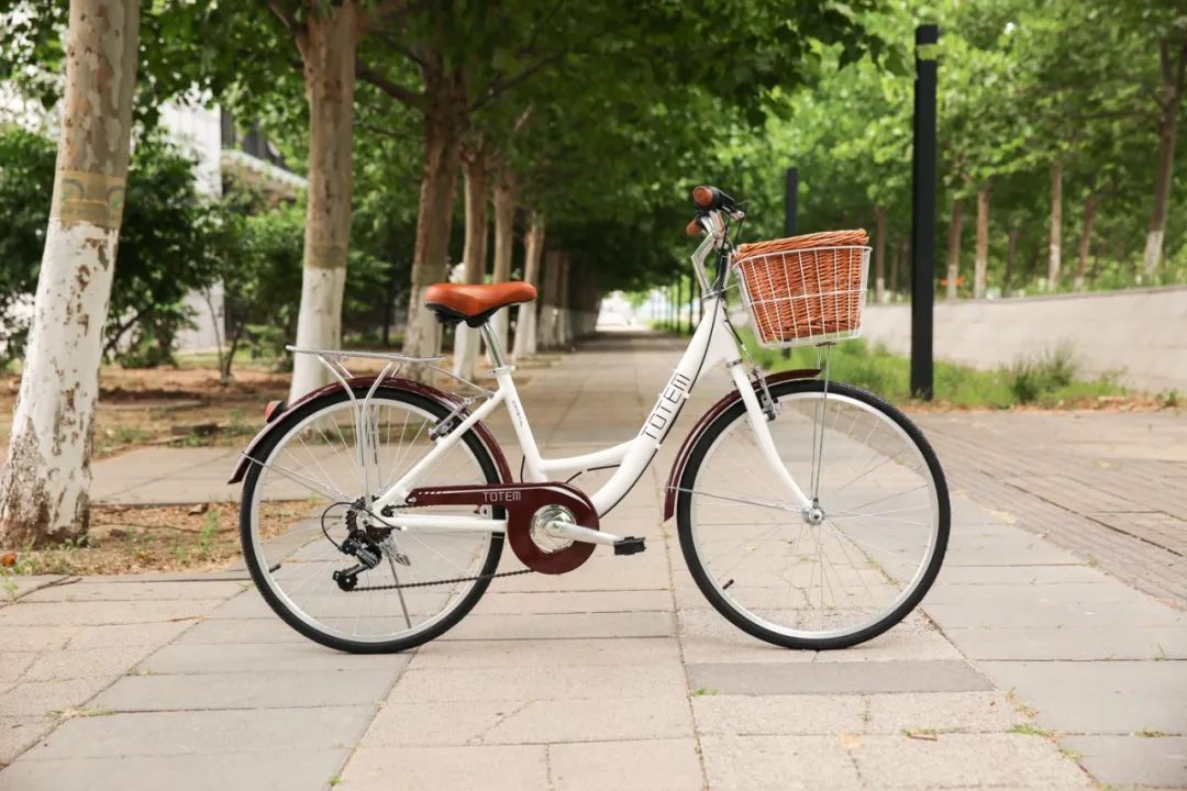 Totem自転車 KLS シティサイクル 24~26インチ ママチャリ シマノ製6段変速 前かご付き 後ろリアキャリア付き フェンダー チェンカバー付き 身長145cm~ アルミニウム合金6061 T6 特許取得 シマノ shimano 買い物 買い出し 生活便利 妻 女性 プレゼント ギフト 送料無料