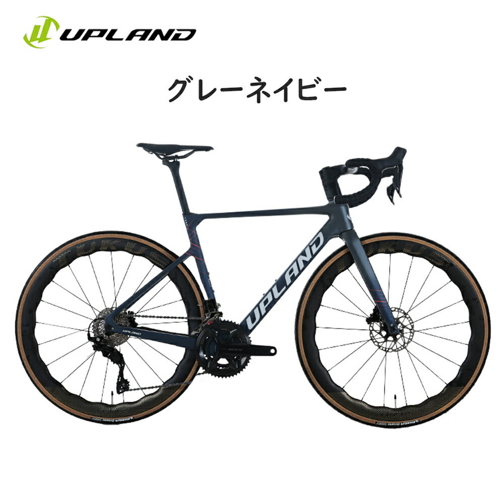 Uplandロードバイク 雷神Air 700c×25c shimano105 R7120機械式24段変速 重さわずか8.5kg 東レカーボン ミシュランタイヤ shimano油圧ディスクブレーキ ロードレーサー ロードレース シマノ shimano アウトドア スポーツ 自転車 ギフト プレゼント 送料無料 アメリカ UPLAND
