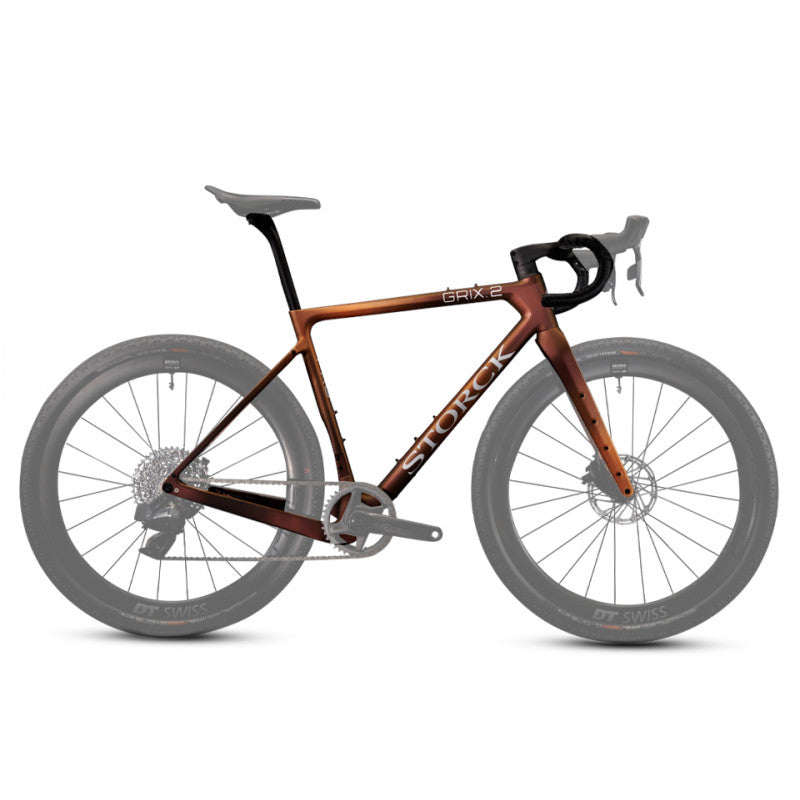 Storck Grix.2 Pro グラベルシリーズ フレームセット グラベルバイク ロードバイク カーボン 炭素繊維 マットブラック カラー ストーク グリックス.2 プロ グラベル スポーティ 剛性 砂利道 自転車 ドイツ 送料無料 メーカー直送 7年間保証付き