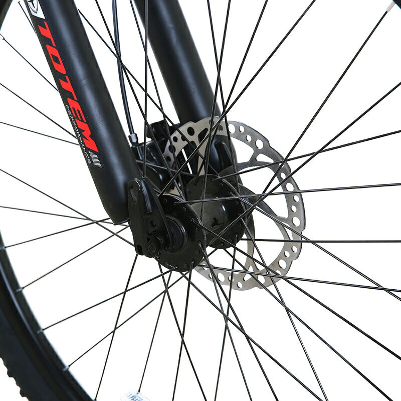 Totem自転車 Honor マウンテンバイク 26インチ 24段変速 軽量アルミニウム合金6061 T6(特許取得) 自転車 軽量 サスペンション 山道 荒野 山岳地帯 高速走行 急坂登降 段差越え 耐衝撃性 走行性能 シティサイクル 舗装路 通勤 通学 街乗り 買い物 送料無料 TOTEM