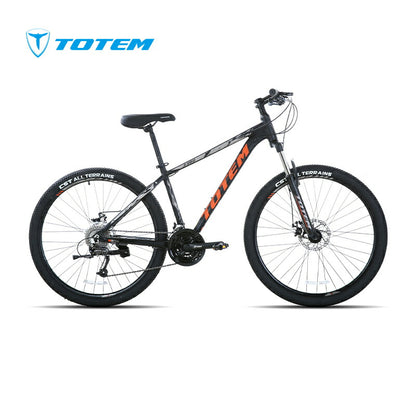 Totem自転車 3300 マウンテンバイク 27.5インチ シマノ製27段変速 shimano 自転車 軽量アルミニウム合金6061 T6 サスペンション 山道 荒野 山岳地帯 高速走行 急坂登降 段差越え 耐衝撃性 走行性能 シティサイクル 舗装路 通勤 通学 街乗り 買い物 送料無料 TOTEM