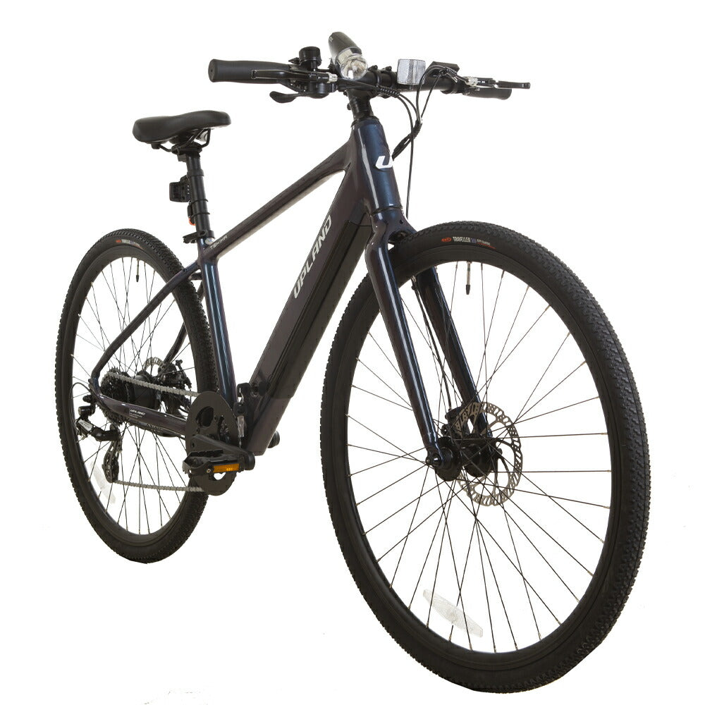 Upland自転車 fitness 電動アシスト自転車 700C シマノ製8段変速機 