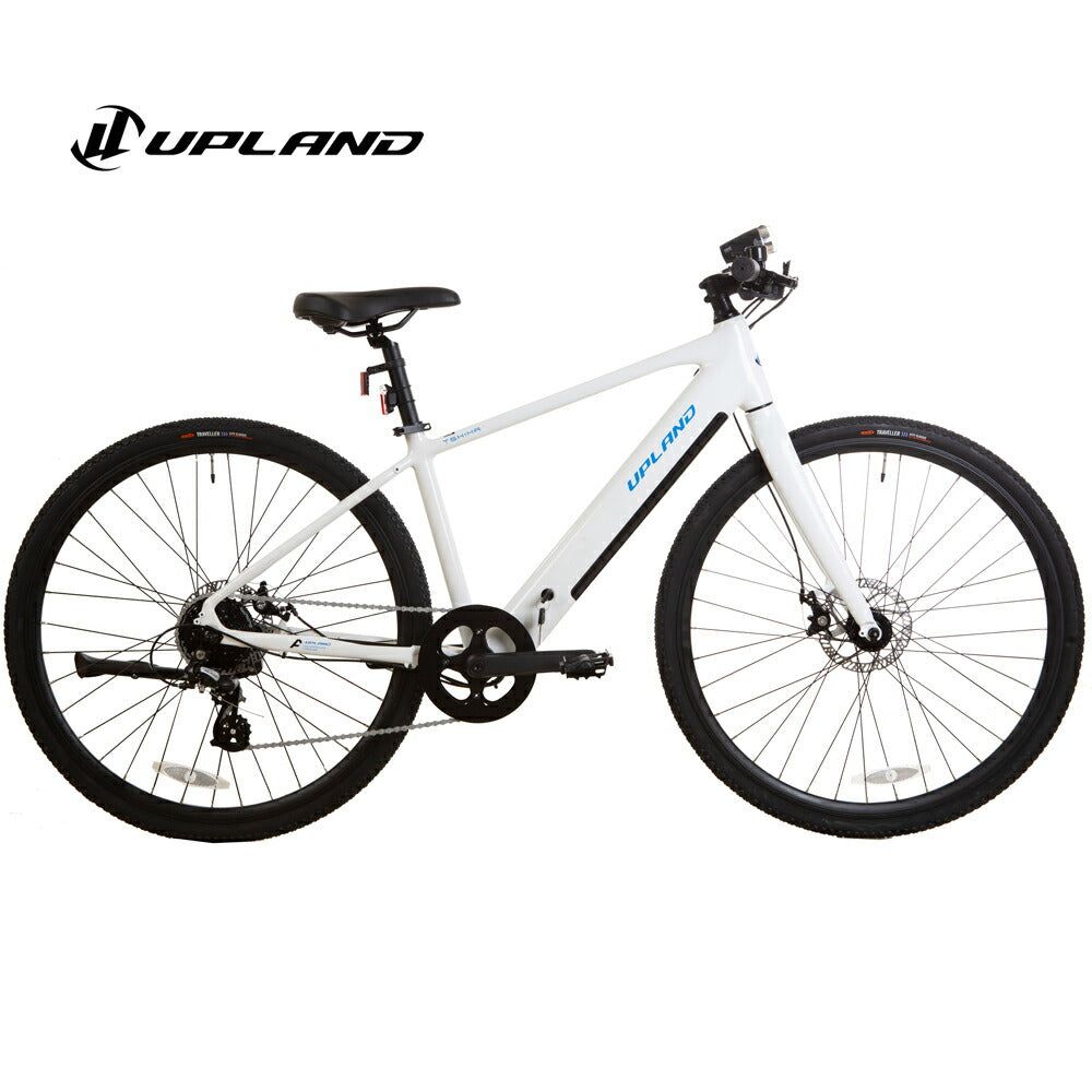 Upland自転車 fitness 電動アシスト自転車 700C シマノ製8段変速機 