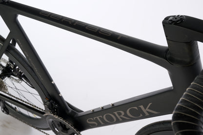 Storck Aerfast 4 Platinum Disc 時速45km 出力199w エアロロードバイク エアロロード ロードバイク フレーム カーボン 炭素繊維 マット ブラック ストーク エアファースト プラチナ ディスク フランクフルト 自転車 ドイツ 送料無料 メーカー直送 7年間保証付き