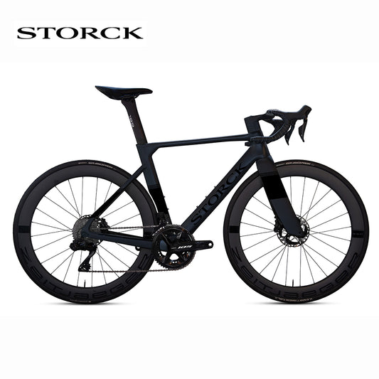 Storck Aerfast 4 Comp Disc 時速45km 出力199w エアロロードバイク エアロロード ロードバイク フレーム カーボン 炭素繊維 マット ブラック ストーク エアファースト コンプ ディスク フランクフルト 自転車 ドイツ 送料無料 メーカー直送 7年間保証付き