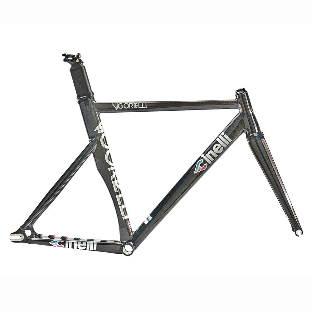 Cinelli チネリ ヴィゴレッリ レインボー フレーム ロードバイク カーボン イタリア 自転車 自転車部品 保証付き 送料無料 Cinelli  Vigorelli