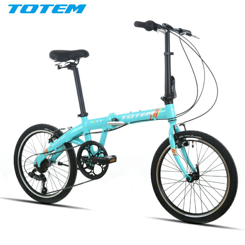 Totem自転車 SIDI 折りたたみ自転車 20インチ シマノ製7段変速 アルミニウム合金6061 T6（特許取得） ミニベロ 折り畳み 自転車 軽量 街乗り 携帯しやすい 便利 通勤 通学 新生活 プレゼント ギフト 送料無料 TOTEM