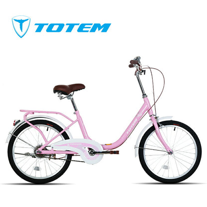 Totem自転車 AURORA ミニベロ 小径車 20インチ 自転車 小径車自転車 レトロ クラシカル ミニベロ 軽量 街乗り 便利 通勤 通学 新生活 都市 都会 女性 女 プレゼント ギフト シティサイクル 送料無料 TOTEM