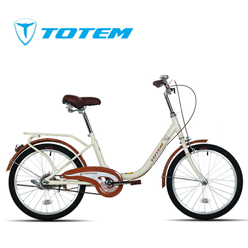 Totem自転車 AURORA ミニベロ 小径車 20インチ 自転車 小径車自転車 レトロ クラシカル ミニベロ 軽量 街乗り 便利 通勤 通学 新生活 都市 都会 女性 女 プレゼント ギフト シティサイクル 送料無料 TOTEM