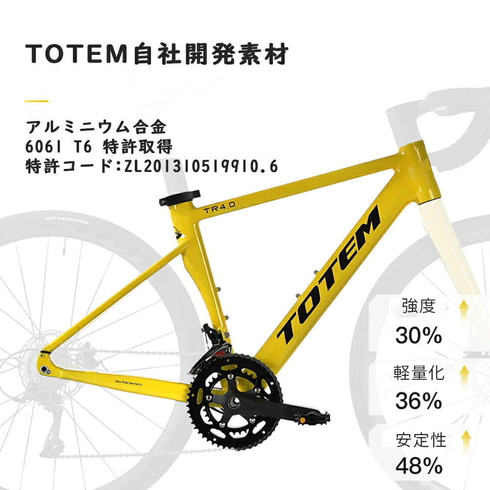totem fitness ロードバイク 自転車 - 家具